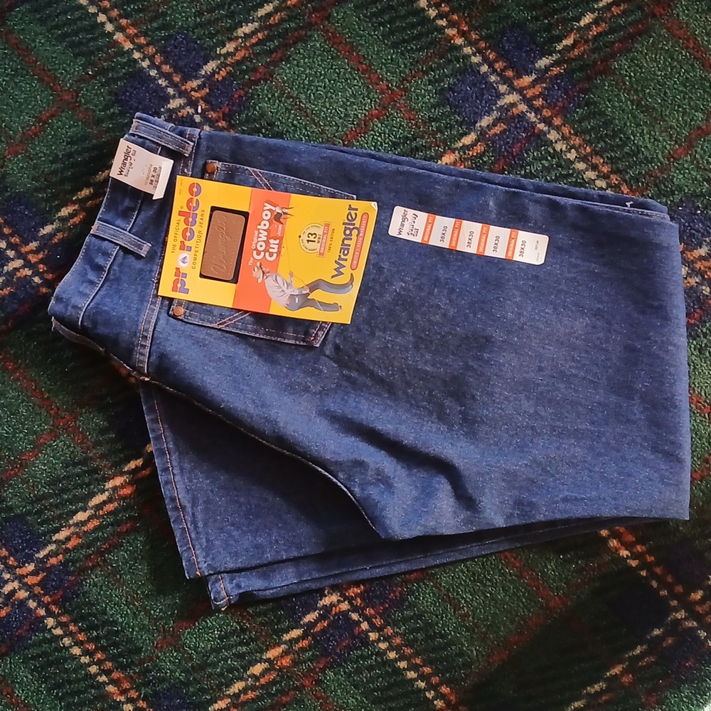 NWT mens wrangler cowboy cut 38×30 original fit